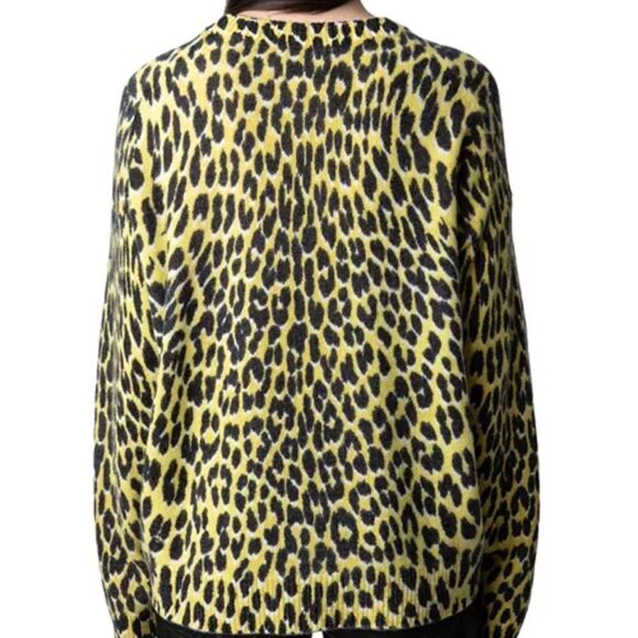 Zadig & Voltaire NWT
Markus Cashmere Leopard Print Sweater - Picture 6 of 6